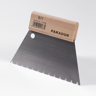Parador Kleberauftragsspachtel B11 - Zum Auftragen der Kleber SikaBond T54 und 151 Object im Sale